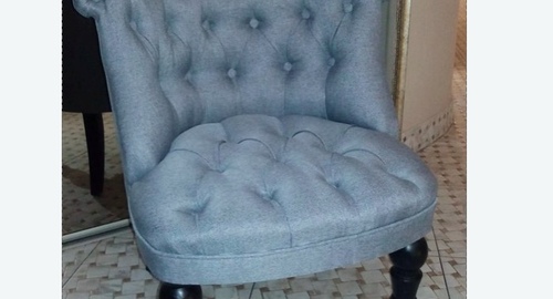 Обшивка стула на дому. Скопин