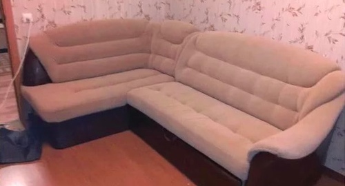 Перетяжка углового дивана. Скопин