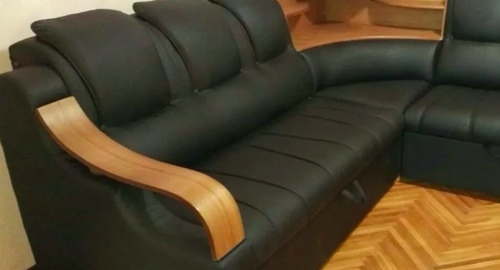 Перетяжка кожаного дивана. Скопин